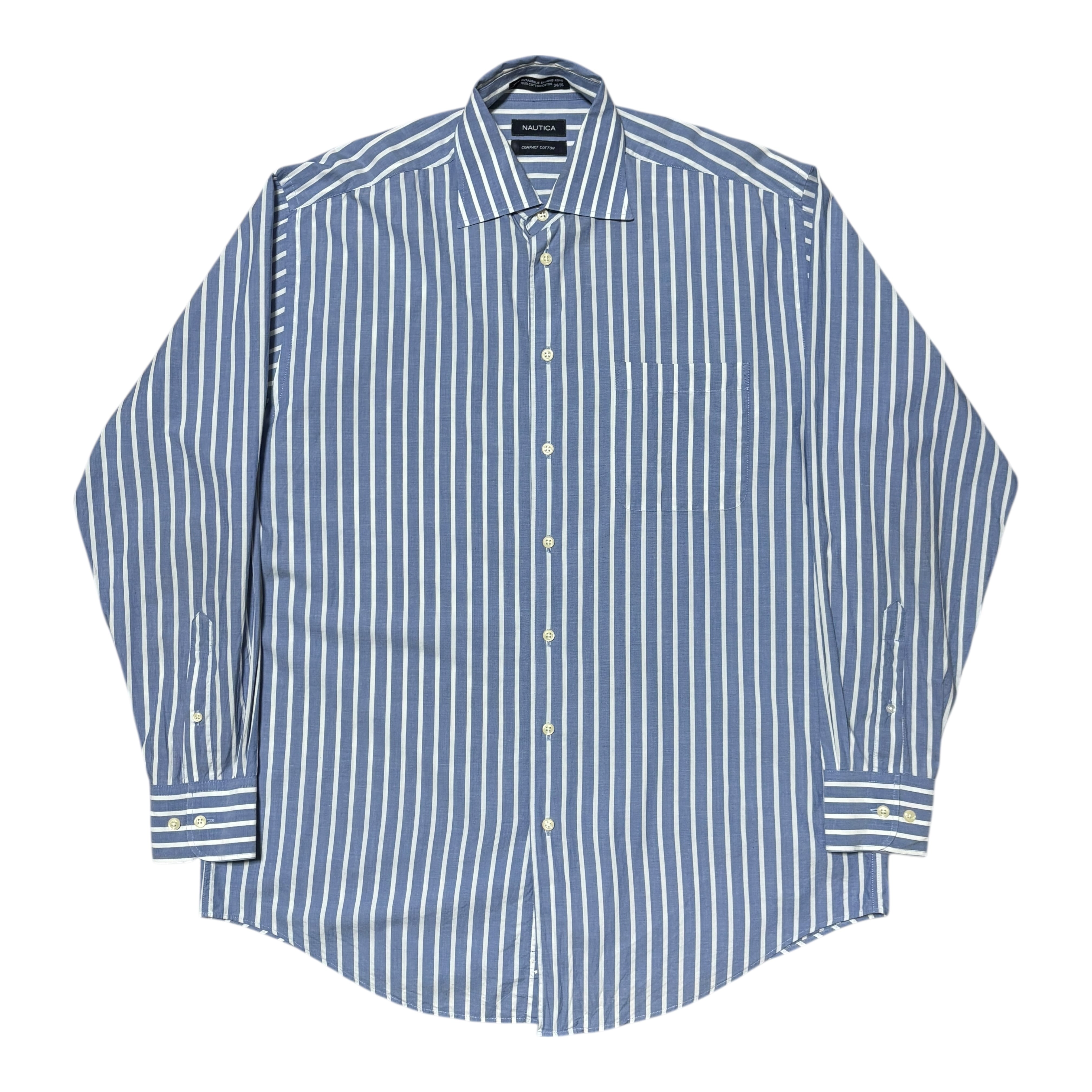 NAUTICA stripe L/S shirt / ノーティカ ストライプ 長袖シャツ【t77