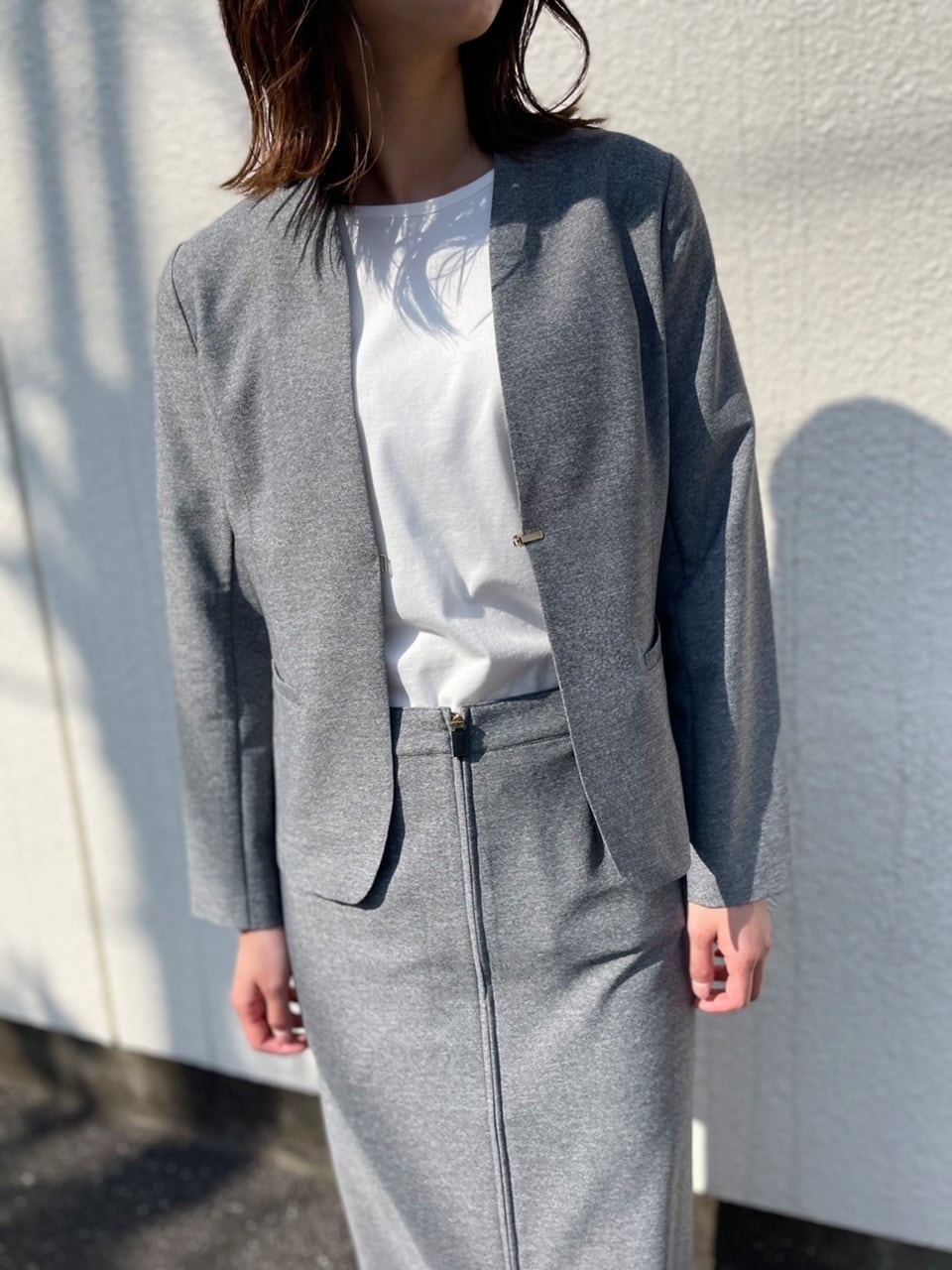 パッカブル］ノーカラージャケット | Bebrain ONLINE SHOP