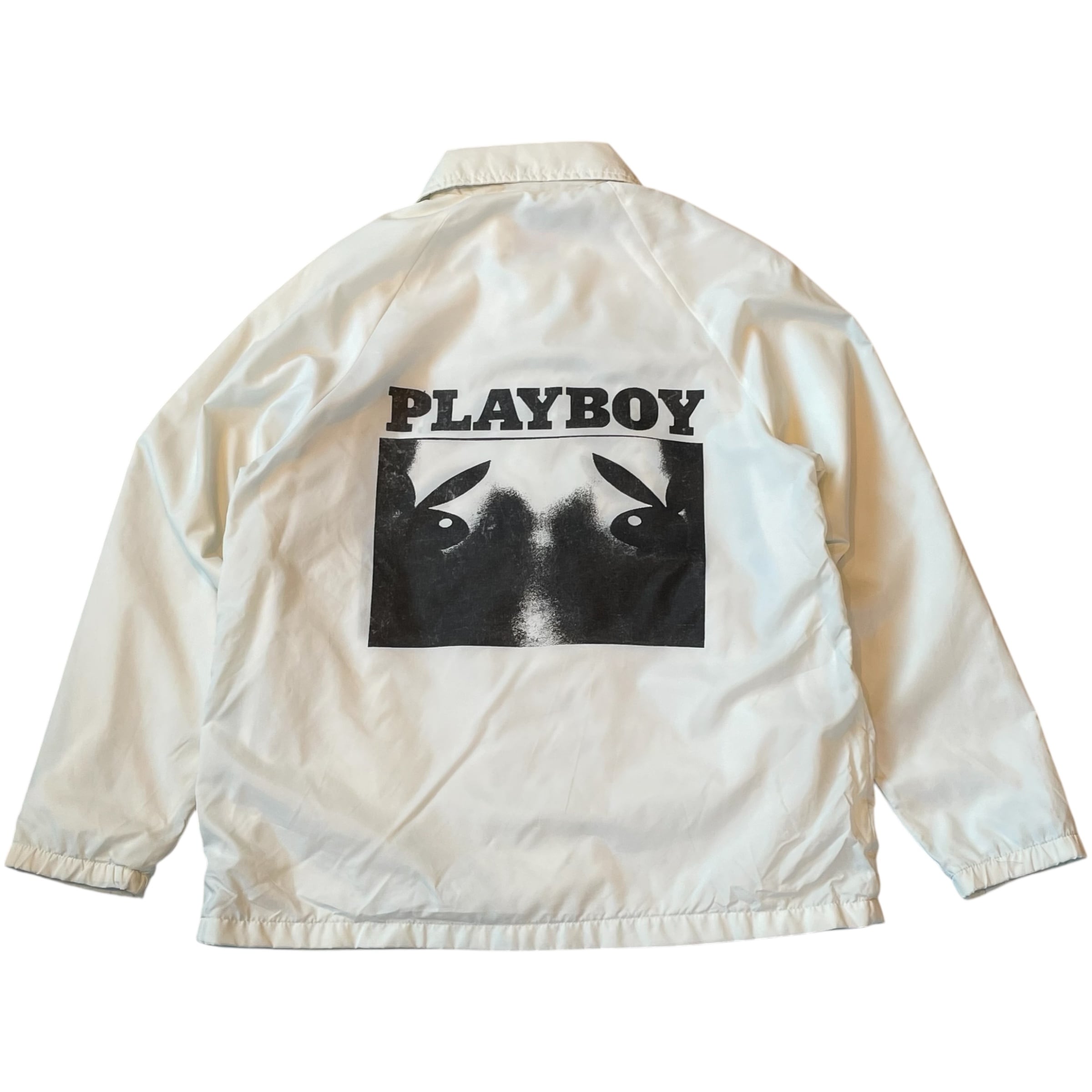 80s PLAYBOY print coach jacket