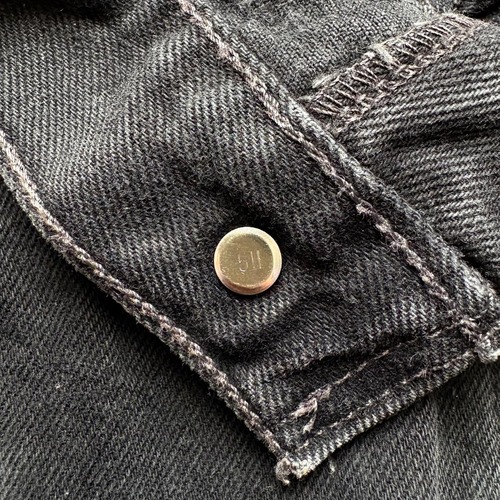 【W34 L30】90s USA製 levi's black 511 詳細写真7