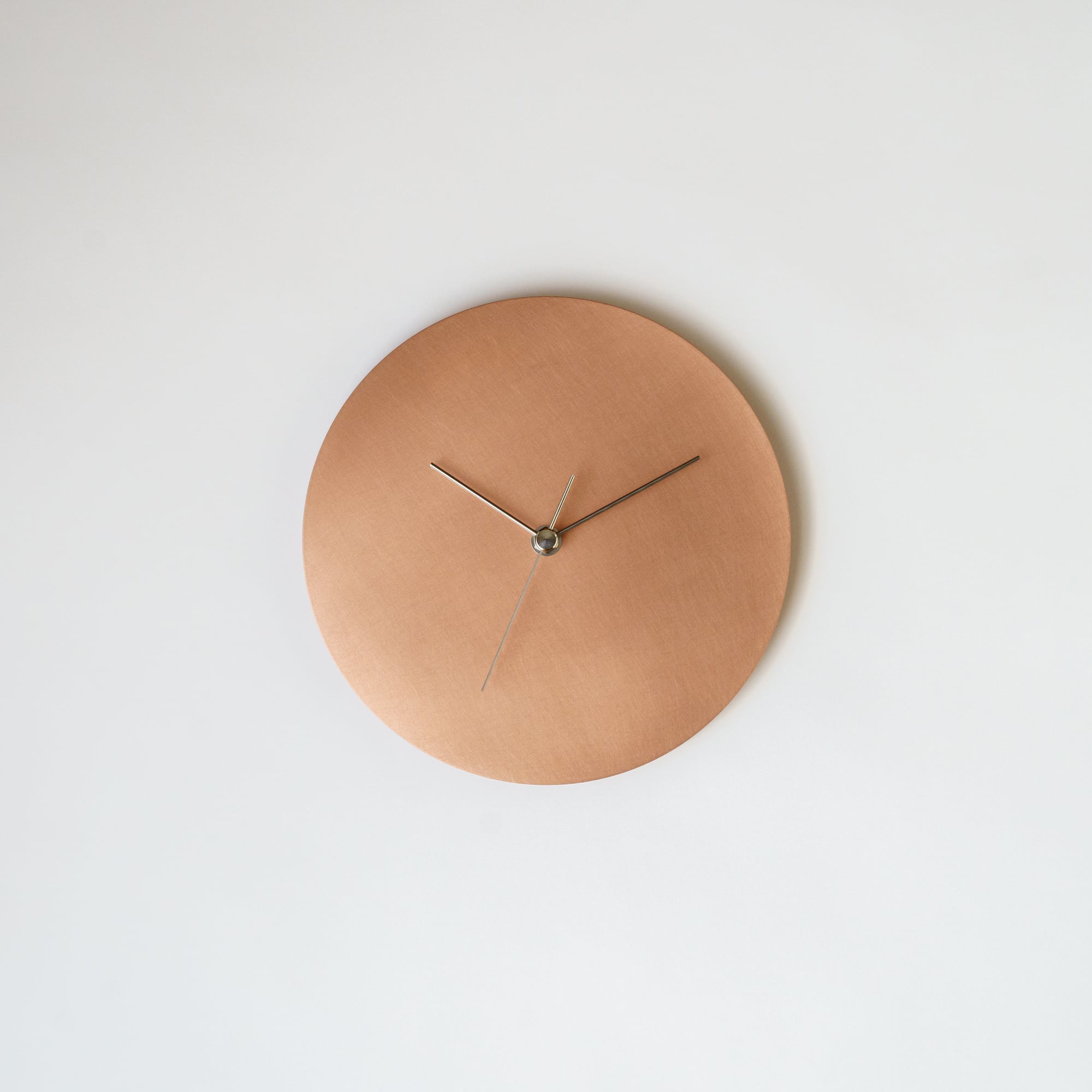 minimal wall clock 220 _ plain / copper 壁掛け時計 220 無地 / 銅