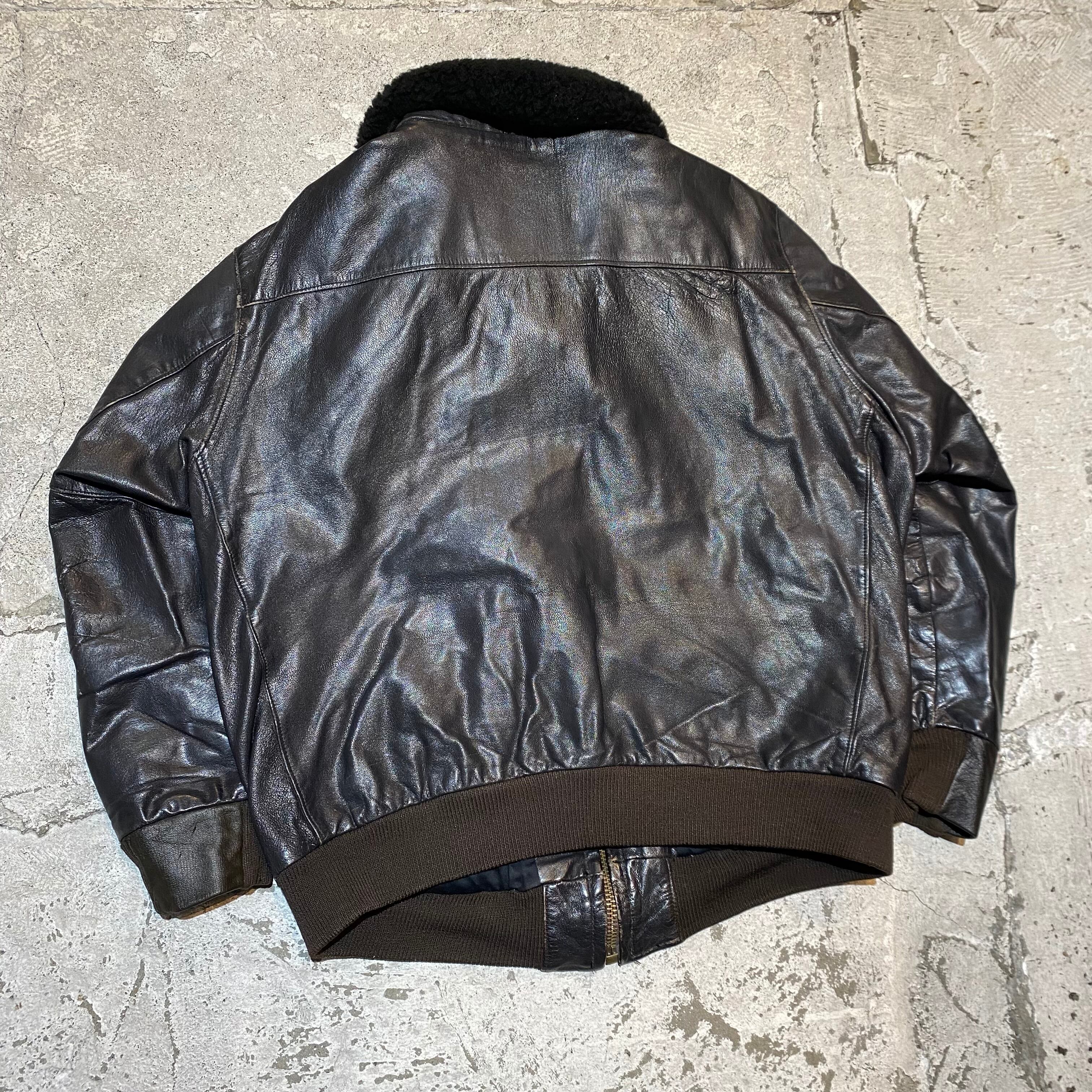 80s L.L.Bean / エルエルビーン G-1 レザーフライトジャケット