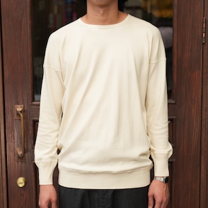 Olde Homesteader (オールドホームステッダー)"Crew Neck Longsleeve / Interlock" -IVORY-