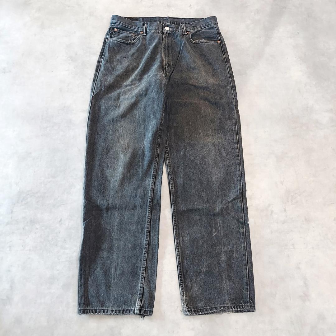 リーバイス550 W36 ブラックデニム パンツ 黒 USA 90s 14280 | fuufu