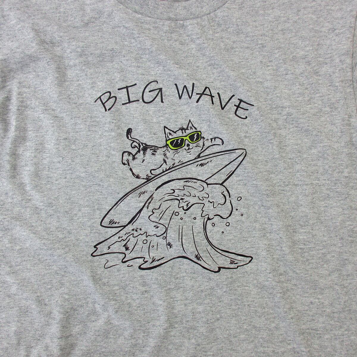 BIGWAVE 猫 ネコ Tシャツ cat49 手描きイラスト 猫服 ゆるキャラ ねこ柄 猫柄
