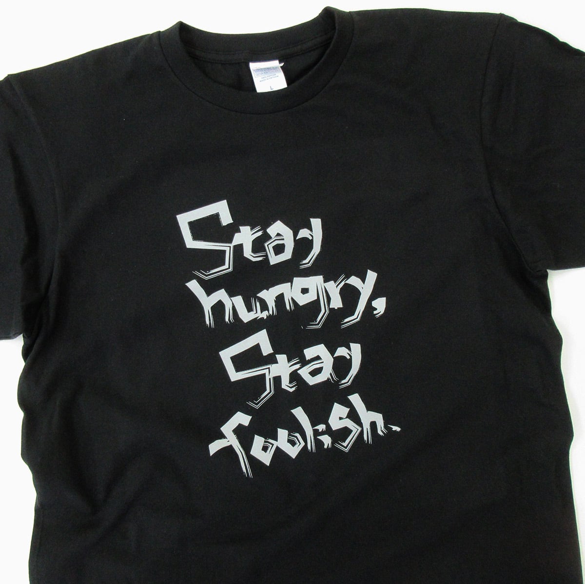 Stay hungry,Stay foolish. Tシャツ ms33 スティーブジョブズ 名言