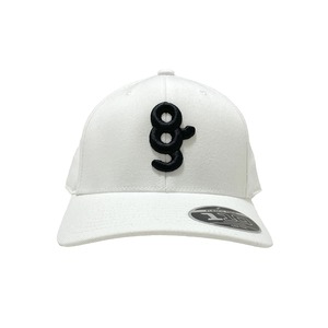 8G SHOOT logo classic baseball-cap  -WHITE-