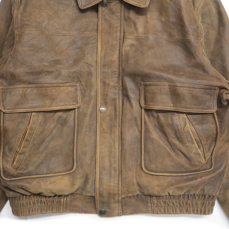 古着 WILSONS LEATHER レザージャケット 着脱ライナー付き 古着 WILSONS LEATHER レザージャケット 着脱ライナー付き