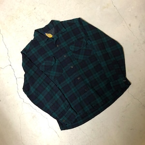 ⊕1950'S PENDLETON BLACK WATCH WOOL SHIRT