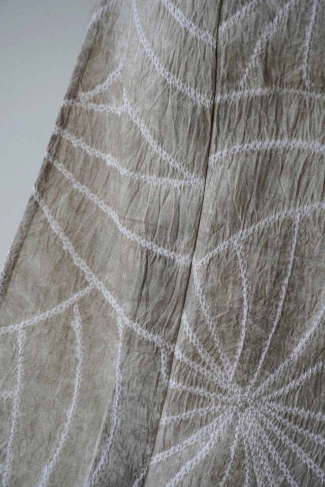 【有松絞り浴衣専門店つゆくさ・浴衣】枯野色　万華鏡　浴衣_1