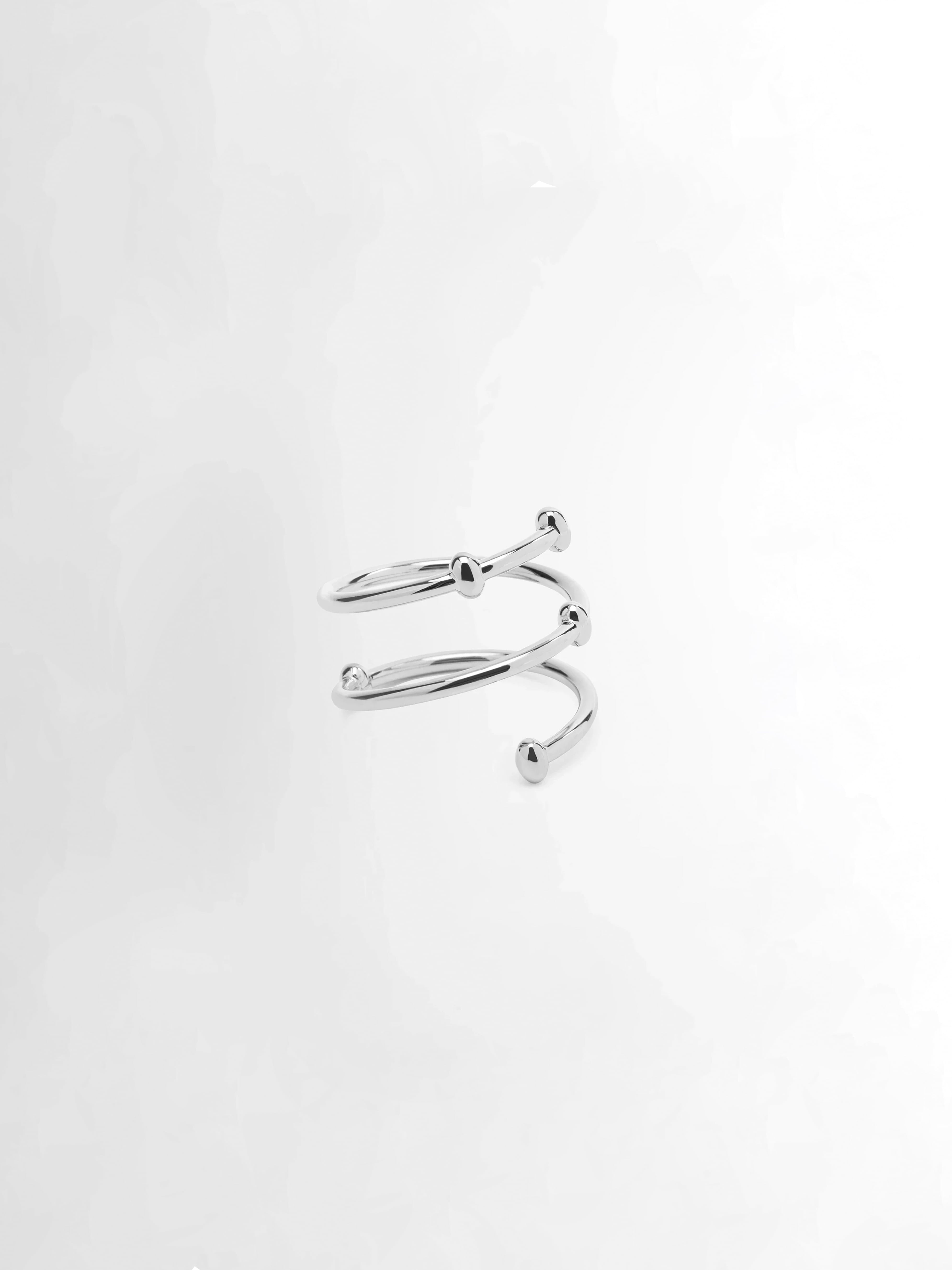 25ss Lemaire Croissant Spiral Jewelry