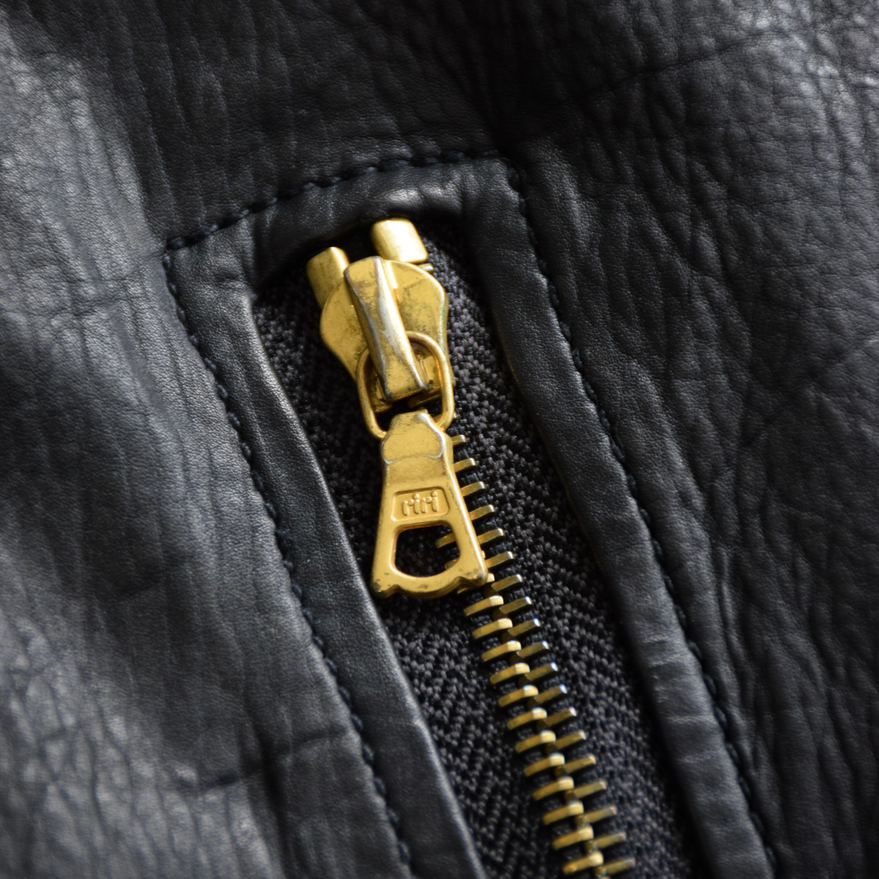 Poul Smith レザージャケット メンズ XL ブラック ポールスミス 革