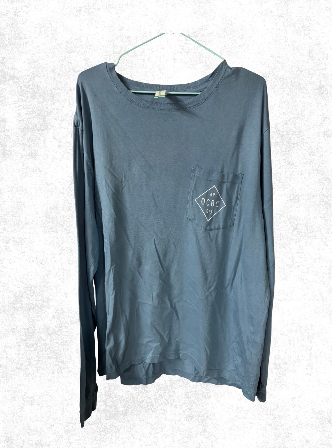 プリント長袖Tシャツ