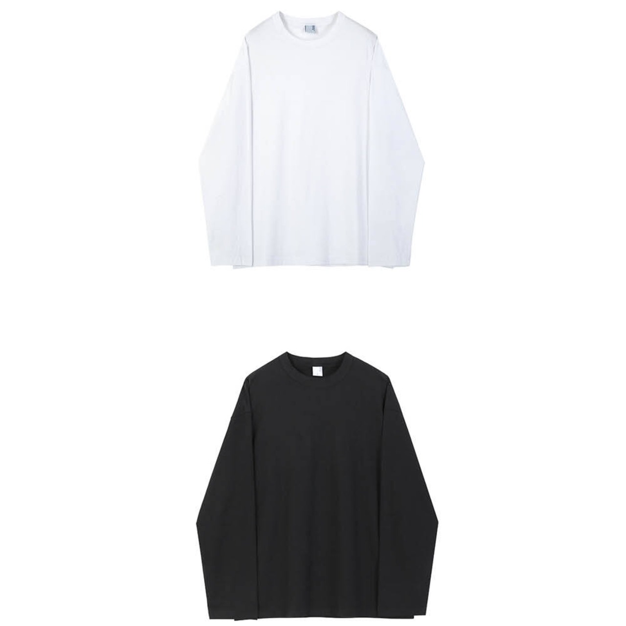 ベーシックラウンドネック薄手ロングTシャツ　MT0080054