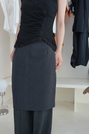 used stripe skirt