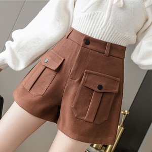 Regit 即納 Front Pocket Half Pants 韓国ファッション ハーフパンツ 冬用ハーフパンツ かわいい S S Regit