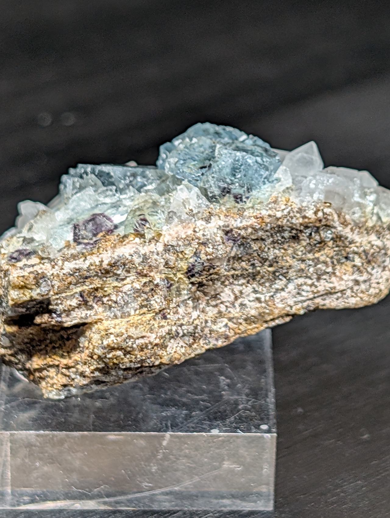 【siro様専用】フローライト/クォーツ Okorusu Mine, Otjiwarongo, Namibia　AS91400123