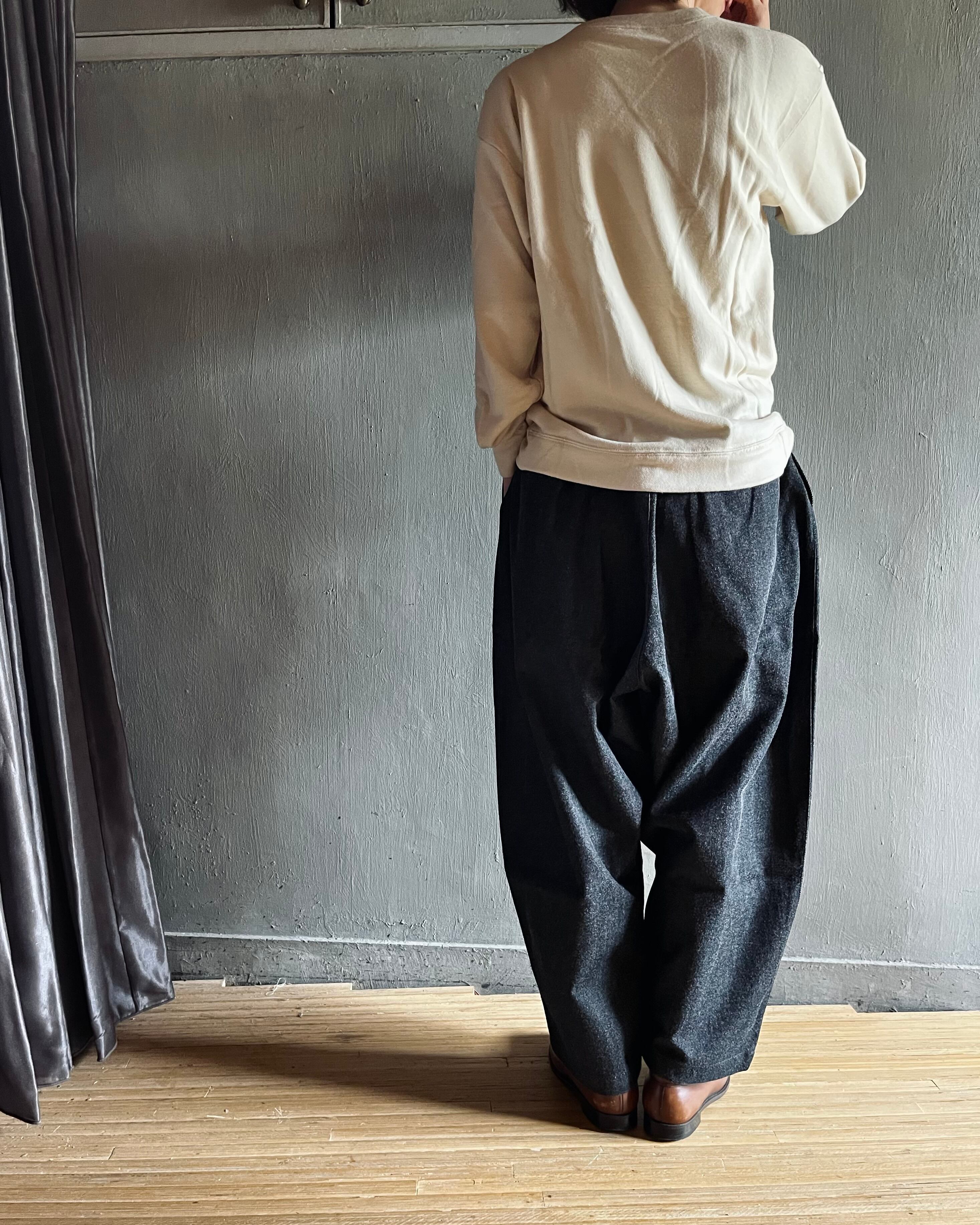 MITTAN　PT-125　NMウールOCツイルパンツ　白黒 MITTAN｜NMウールOCツイルパンツ PT-125 白黒 | CORNER_122