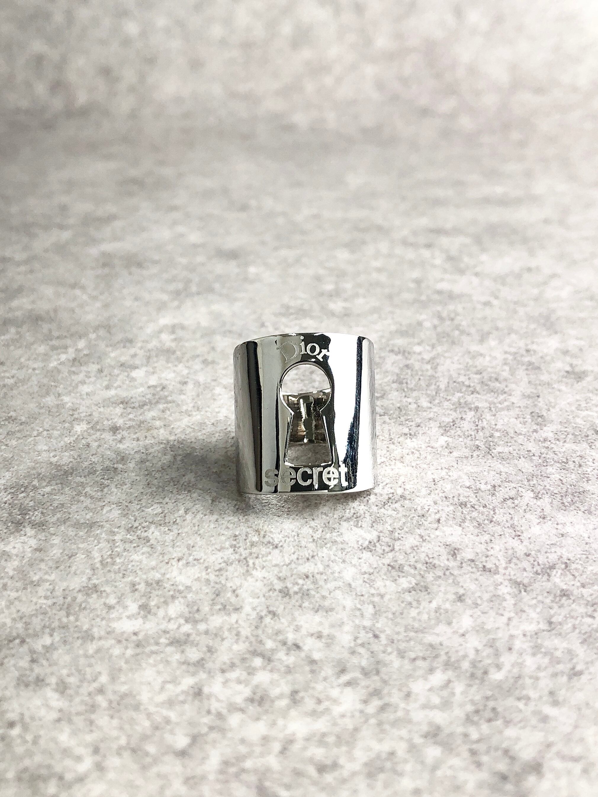 Christian Dior クリスチャン ディオール 指輪 シルバー 鍵穴