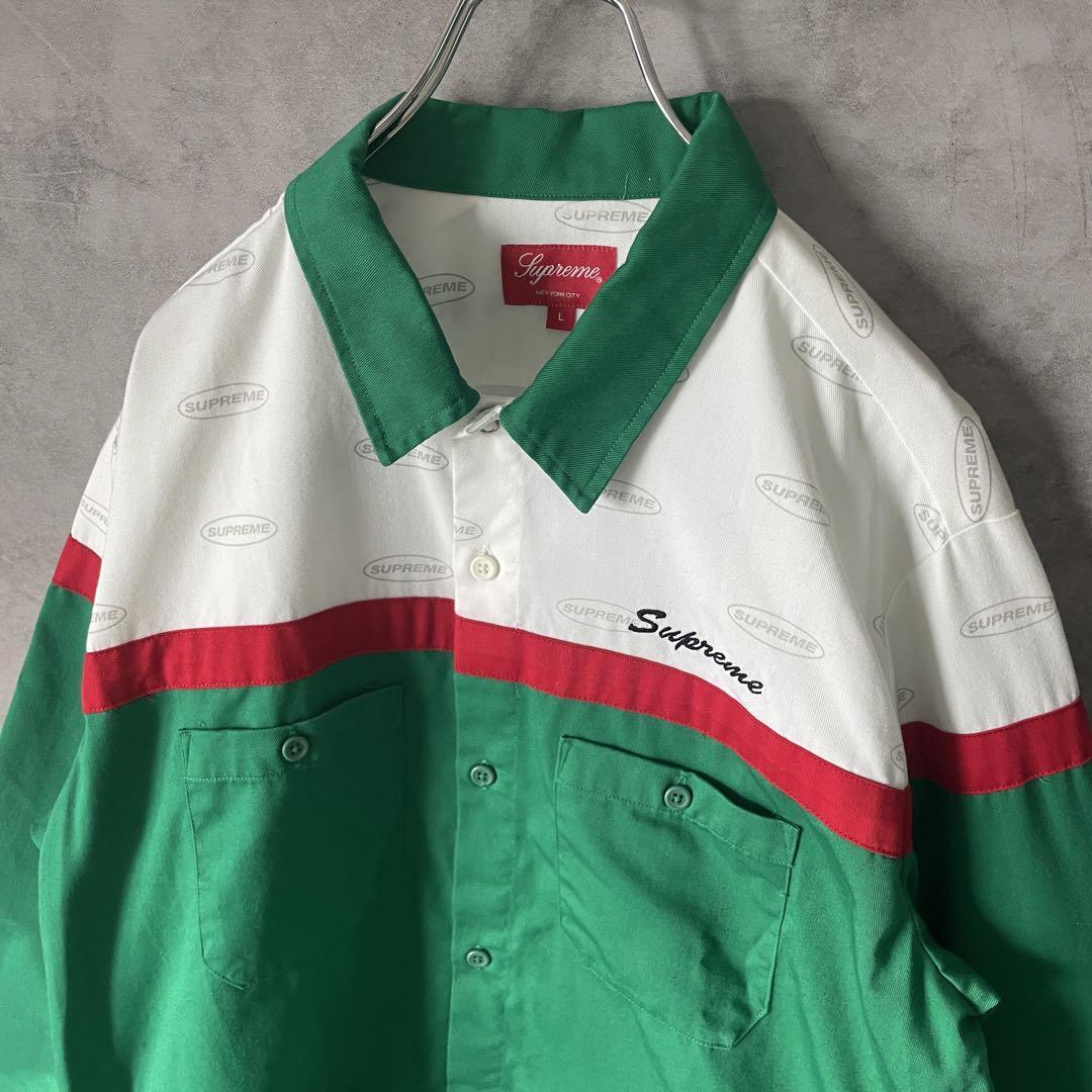 Supreme color blocked work shirt size L 配送B | 古着屋COBBLES(コーブレス） powered by  BASE