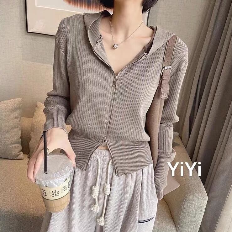 ダブルジップニットパーカー　AJ111-9039