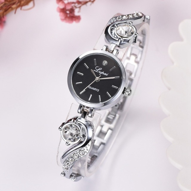 LVPAI LT-R1787(silver-black) レディース腕時計
