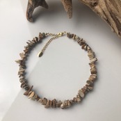 【 ピクチャージャスパー 】 チョーカー ネックレス［GKC006］