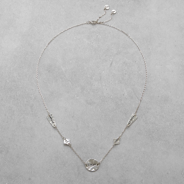 【即納】SERGE THORAVAL | Avoir le coeur... 人にやさしく ネックレス (N23 0001/SILVER)