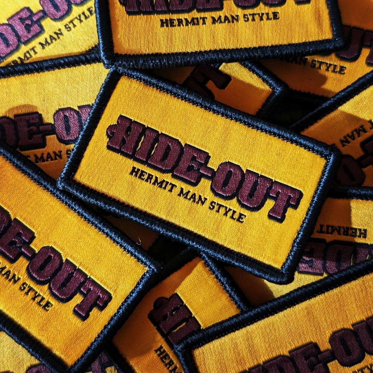HIDE-OUT　mini velcro patch