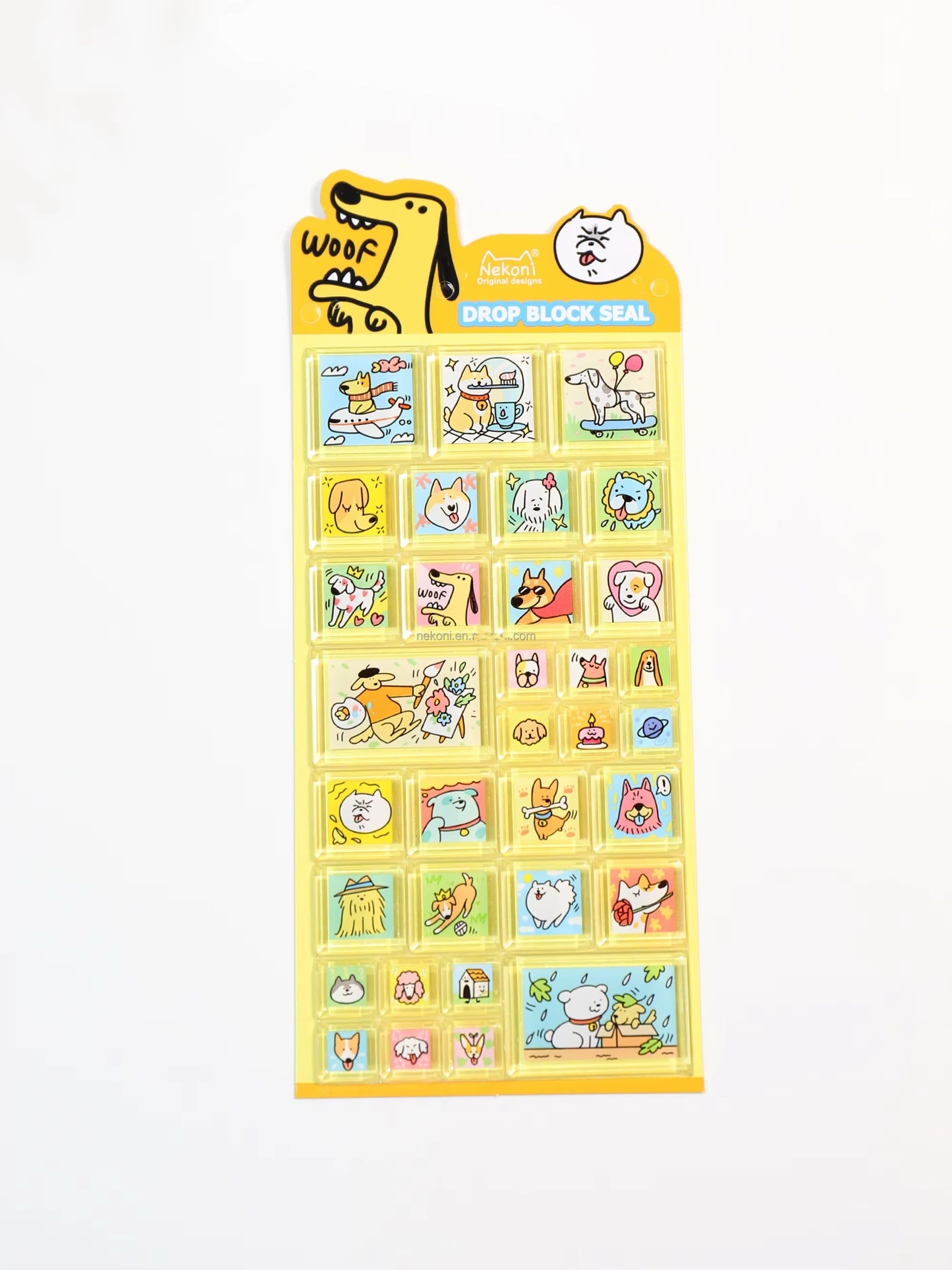 入荷済/4種類セット販売】Nekoni タイル風ステッカー 《N-02》 | DIS MOI