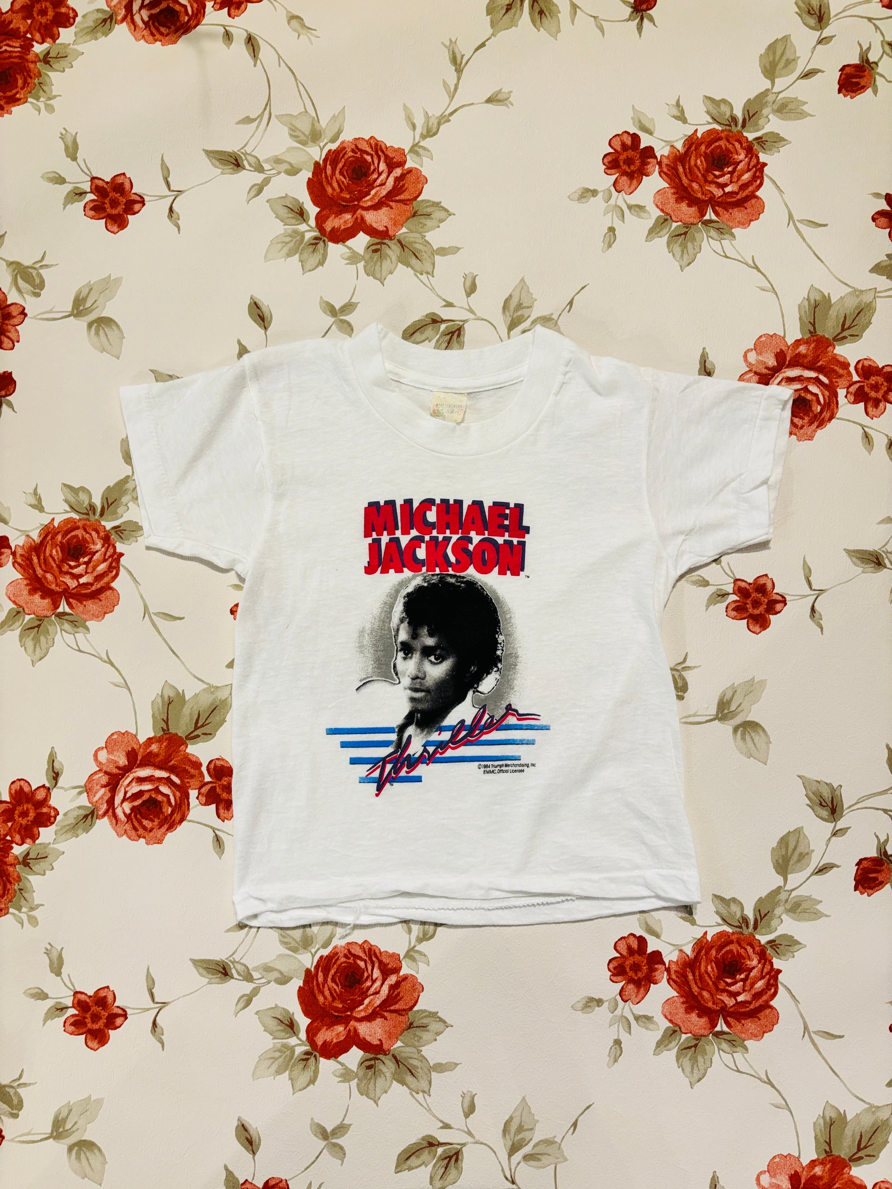 【kids vintage】dead stock Michael Jackson T-shirt .