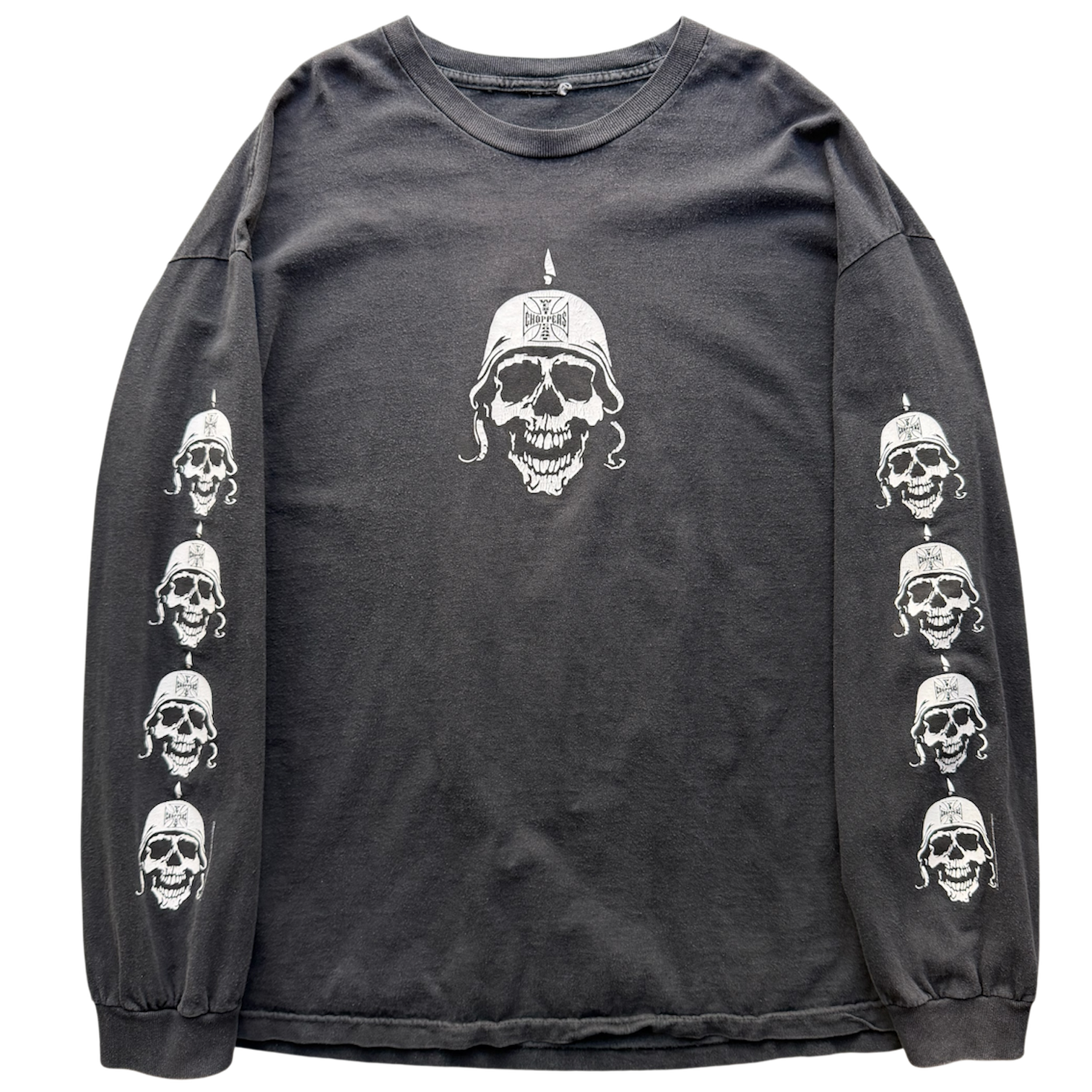 West Coast Choppers Skull Longsleeve Tee