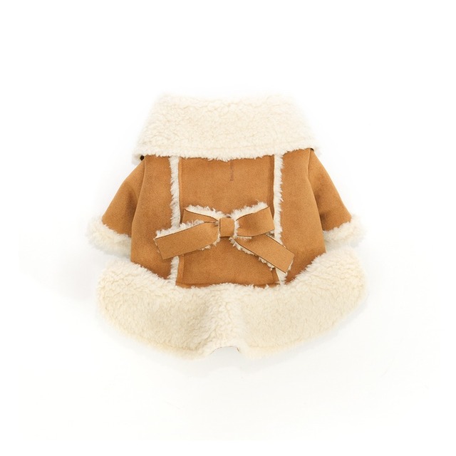 こっそりとペアコーデが出来るテディアウター - (CAMEL)