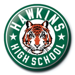 ストレンジャーシングス　Stranger Things (Hawkins High School)　缶バッジ　2.5ｃｍ　PKB5338