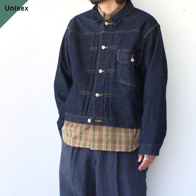 HARVESTY/デニムジャケット HARVESTY Denim Jacket / 10oz Blue Denim （One wash - Navy） | C