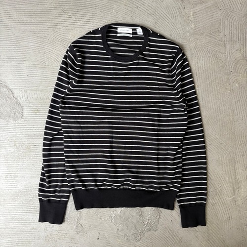 Calvin Klein / Boarder long sleeve sweater