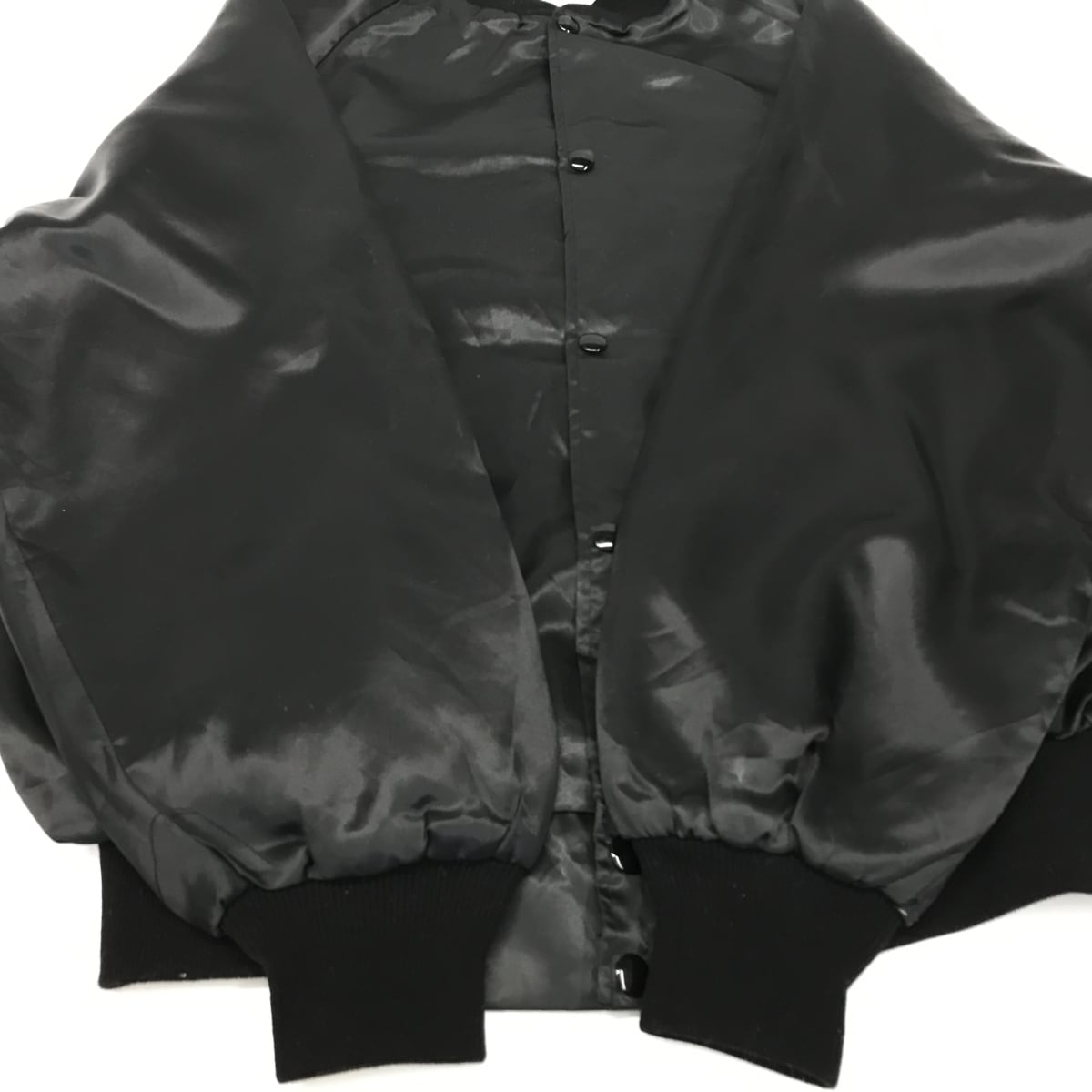 ナイロン ブルゾン メンズ クリーム XL USA 90s 長袖 ジャケット