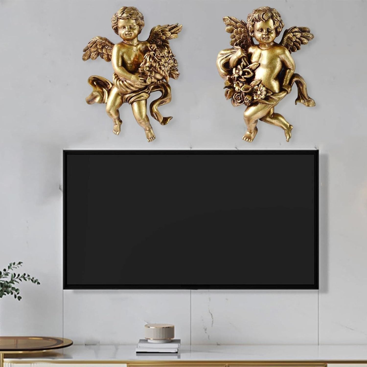 アンティーク 天使の壁飾り 北欧 おしゃれ ヴィンテージ ホーム