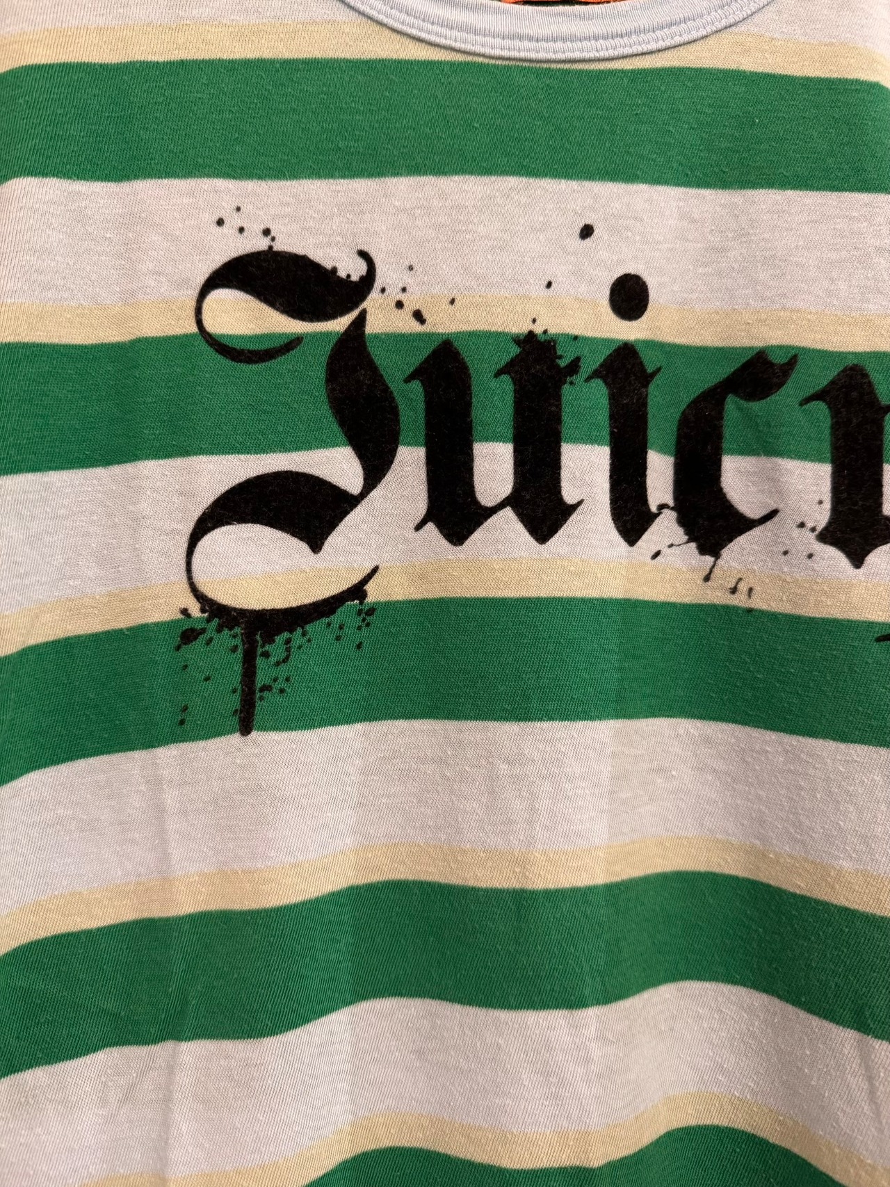 JUICY プリントボーダー Tシャツ