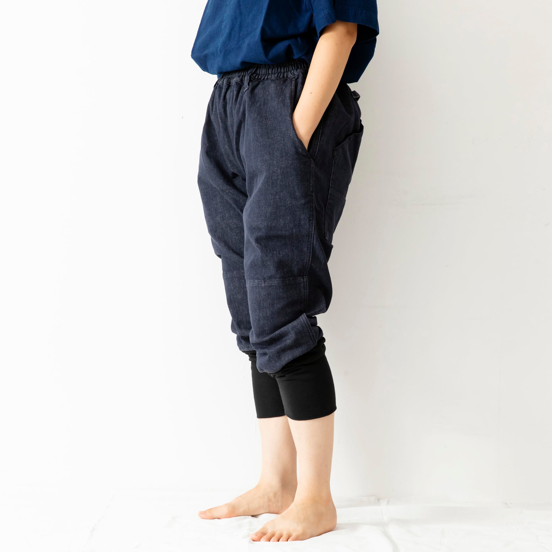 PT-62 作業もんぺまくる [Japanese Denim] インディゴ | SAGYO - 文化