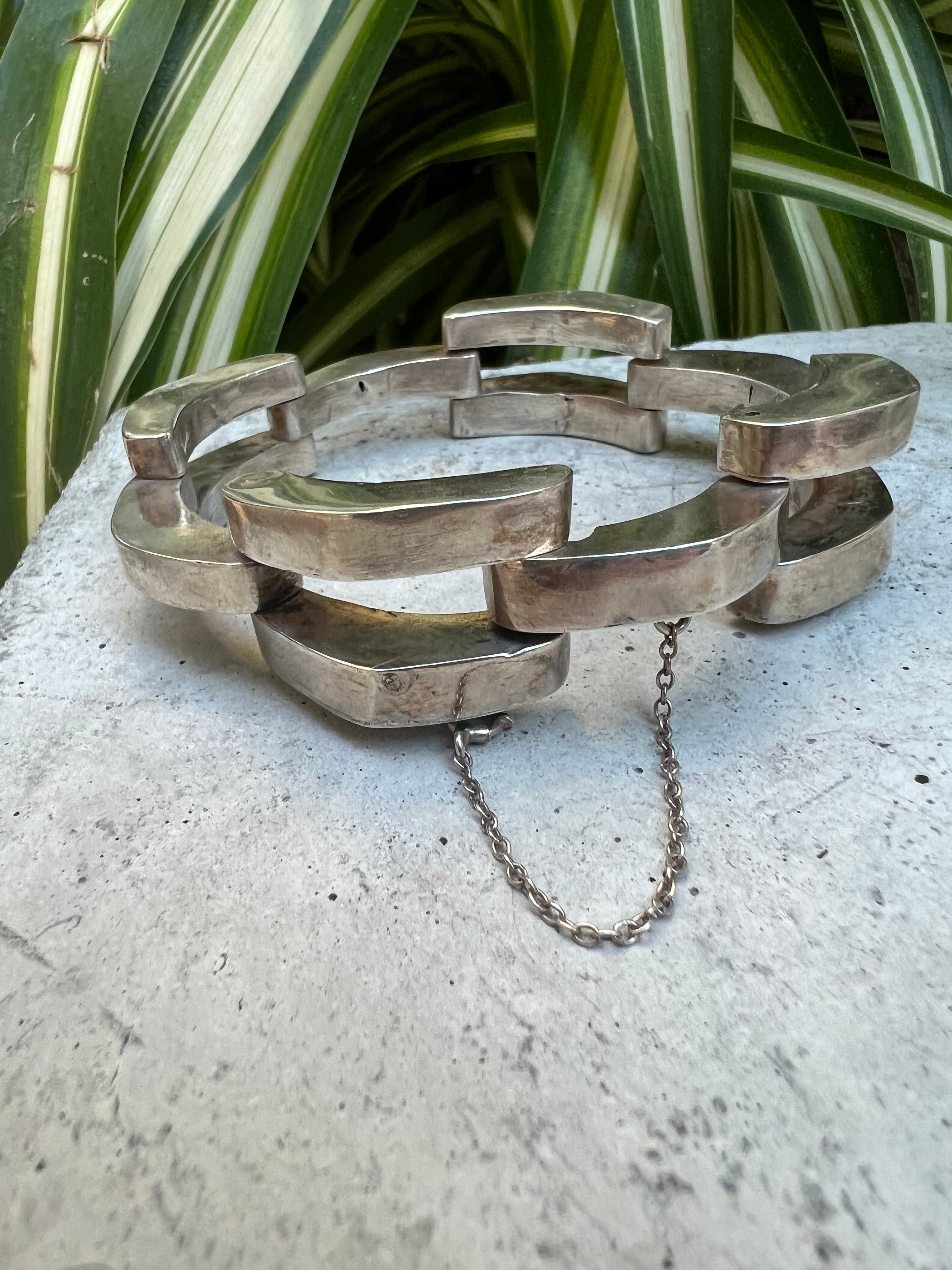 【VINTAGE】silver 925 modern braceletaccessories