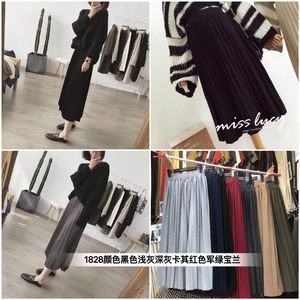 プリーツミモレスカート　AJ−22003-1828