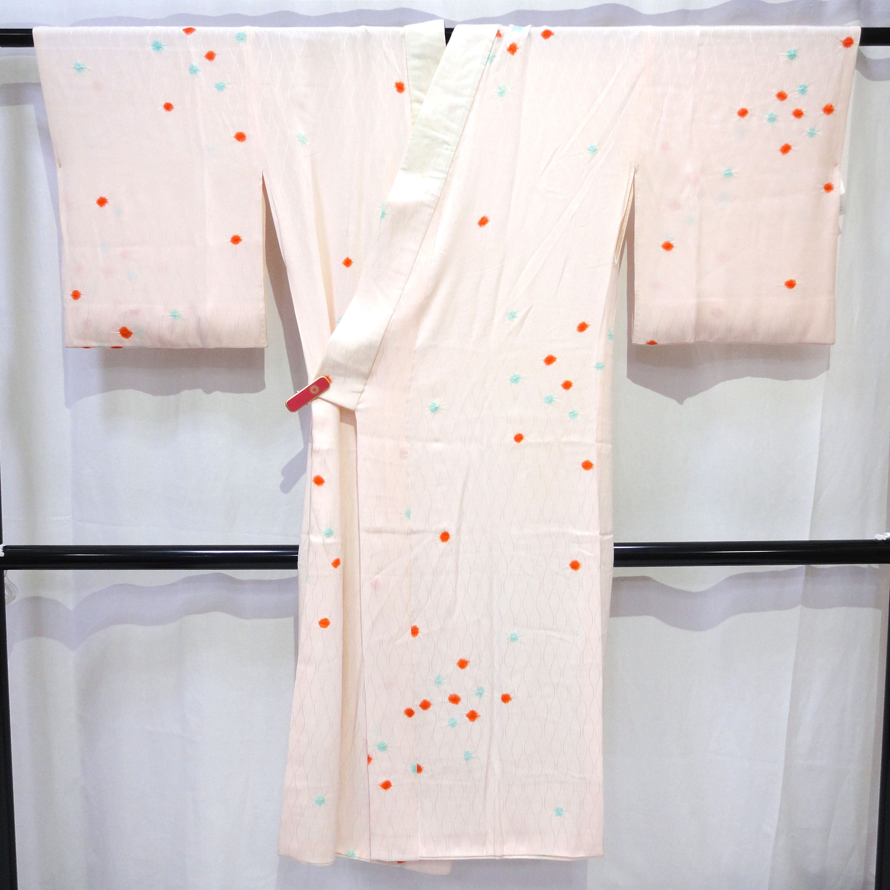 正絹・襦袢・着物・水玉・No.200701-0303・梱包サイズ60 | リサイクル