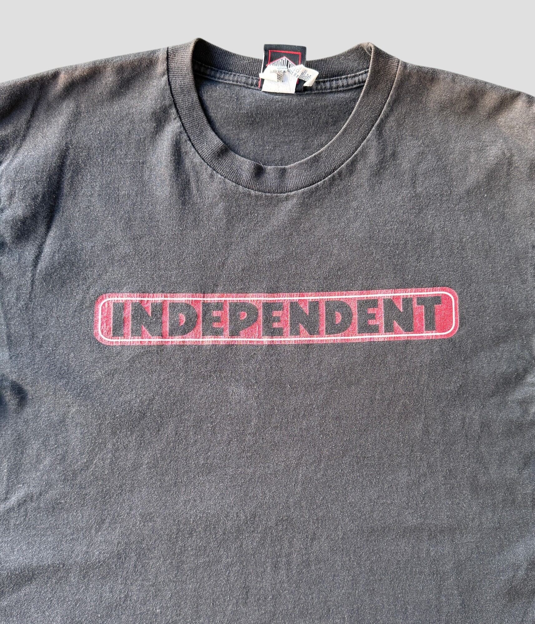 INDEPENDENT- Vintage 90s M Logo Print T-shirt | BEGGARS INDEPENDENT- Vintage 90s M Logo Print T-shirt | BEGGARS
