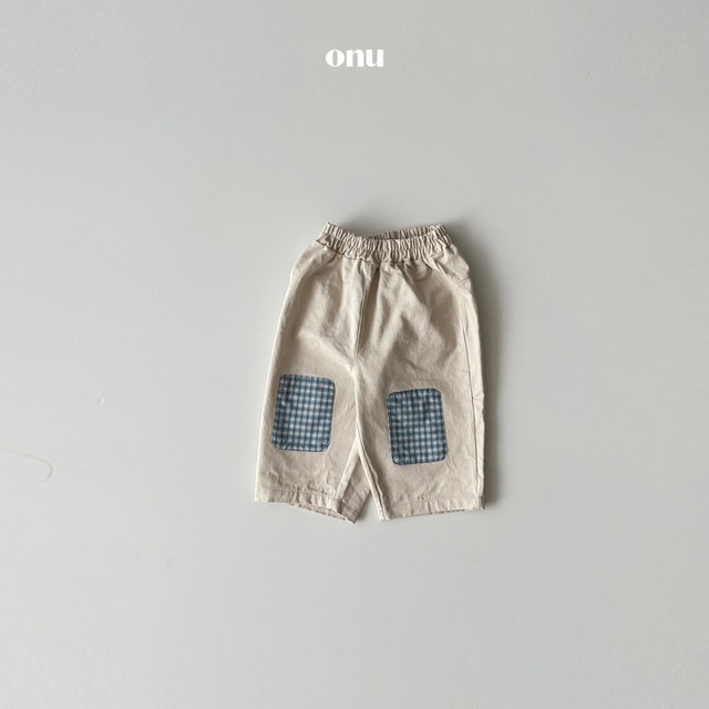 【予約】Check Patch Pants