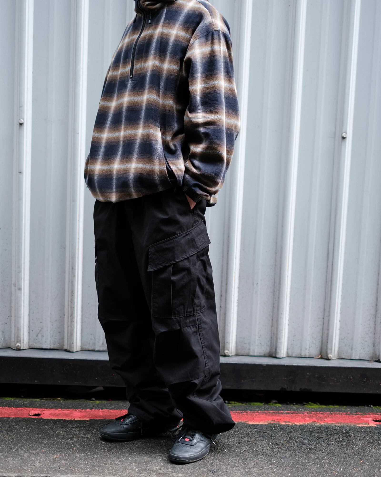 【極美品/LUZeSombra】OAO PLAID 上下セット L DEMARCOLAB｜PLAID PAC-NORAK JKT (Yellow)