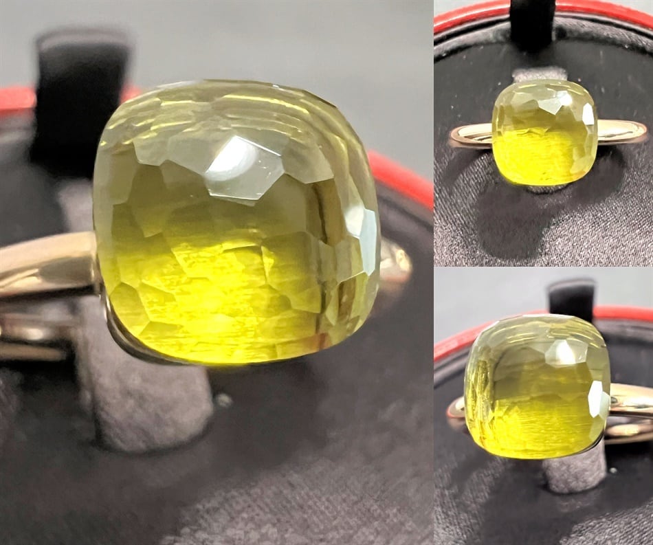 Pomellato ポメラート NUDO リング ヌード クラシック レモンクォーツ