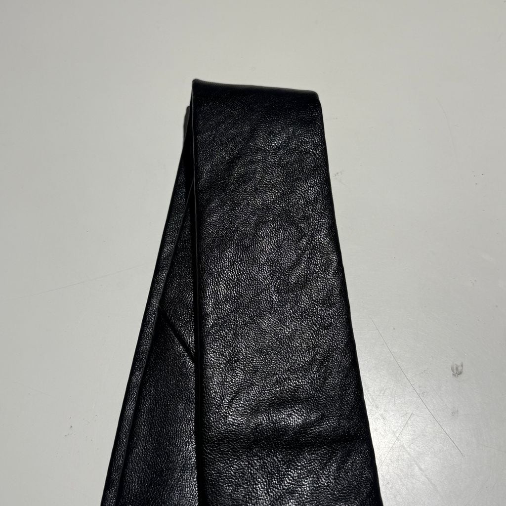OUR LEGACY アワーレガシー TIE Black Real Fake Leather レザー