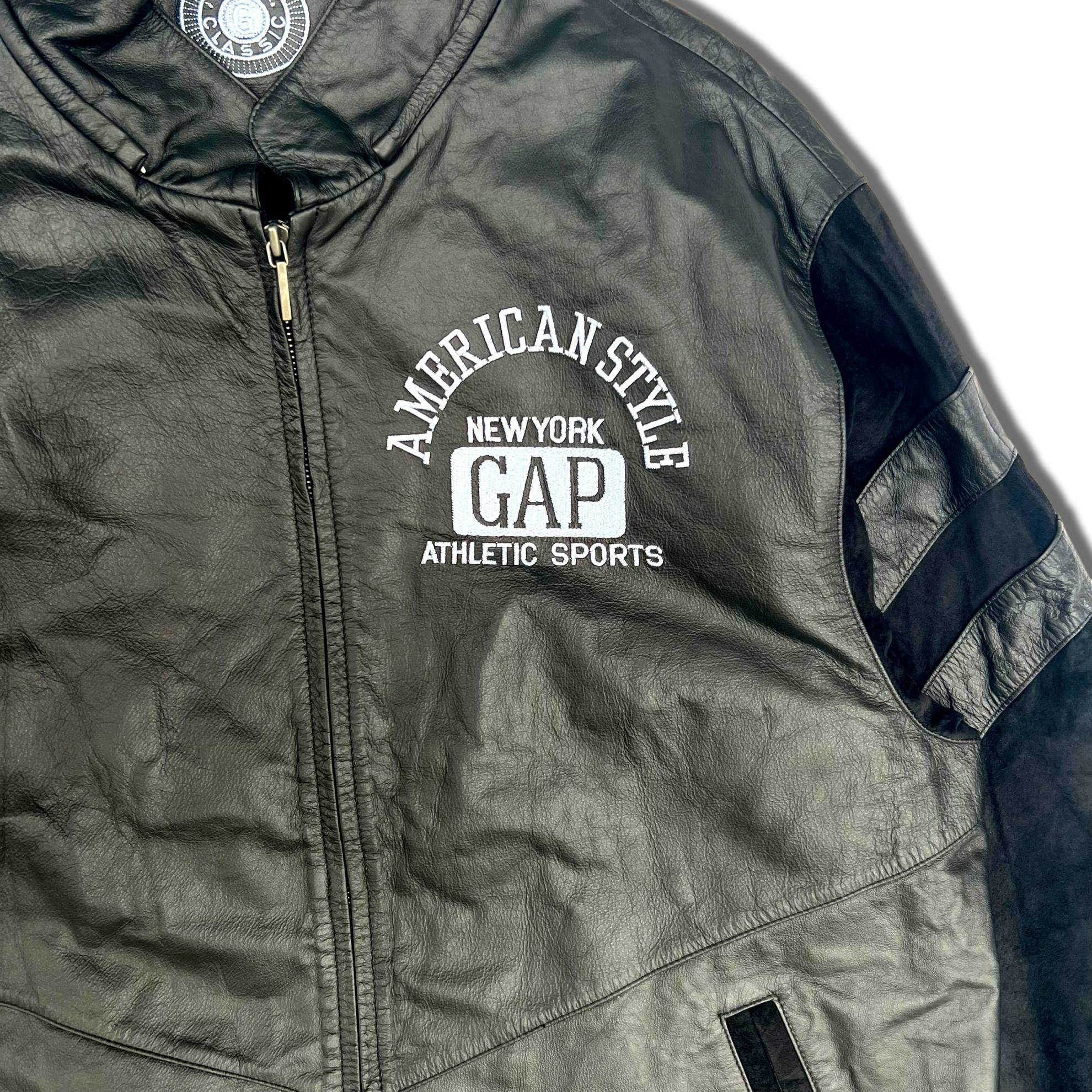 90s OLD GAP レザージャケット XL ヴィンテージ 革ジャン ギャップ