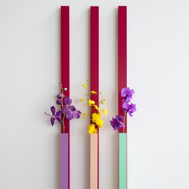 Two tone flower vase_Purple